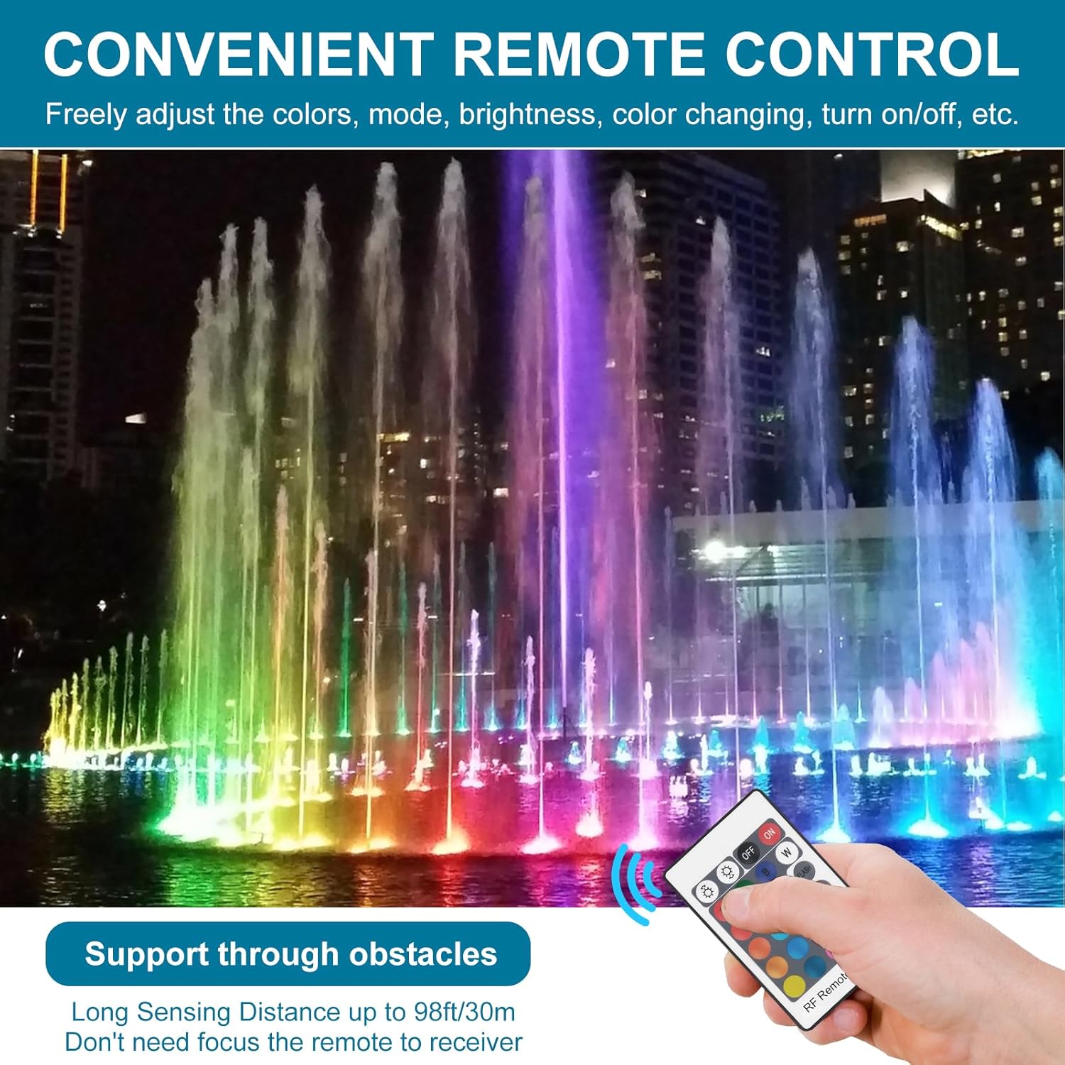 Thumbnail 2 de CORESLUX Pond Lights Mains Powered: 5‑in‑1 Underwater RGB Lighting for Ponds and More