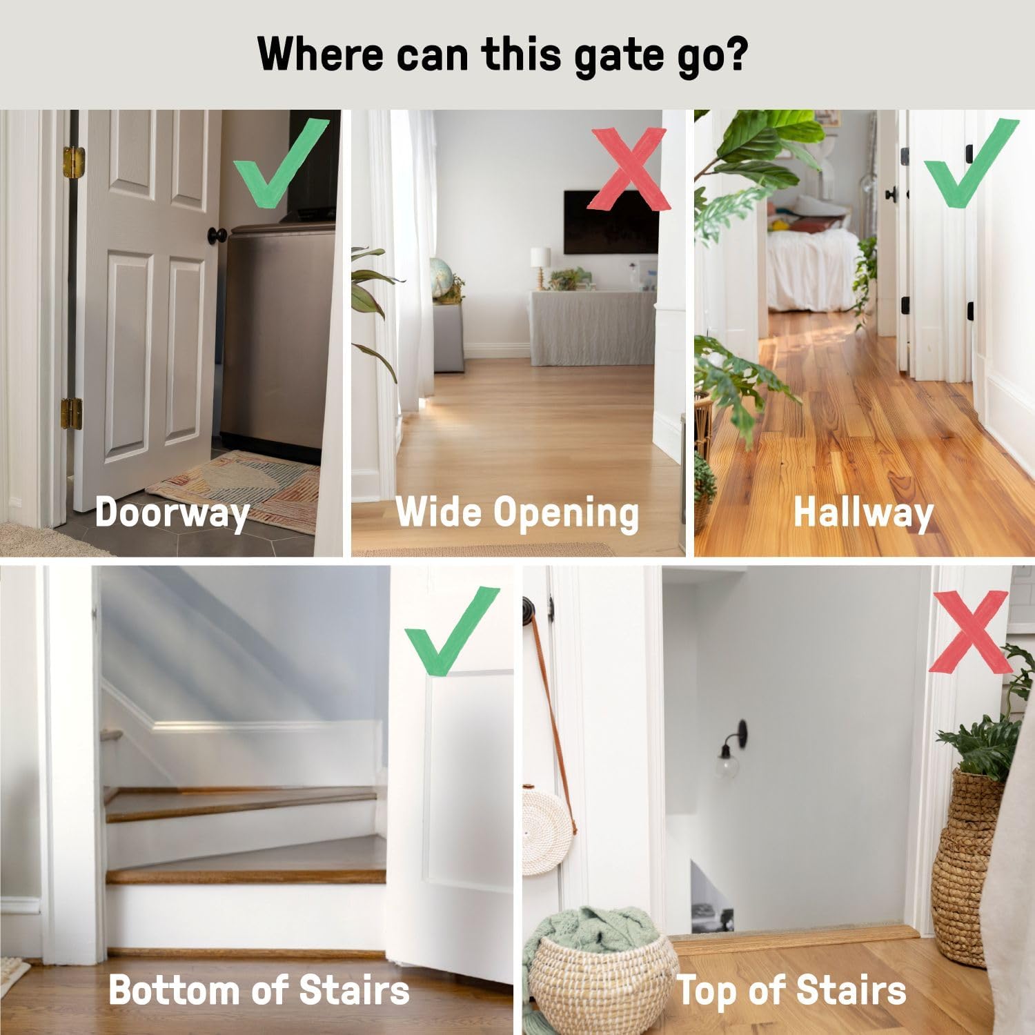 Thumbnail 4 de Ingenuity Hands-Free Baby Gate with Foot Pedal and One-Hand Open, 73–80cm Wide