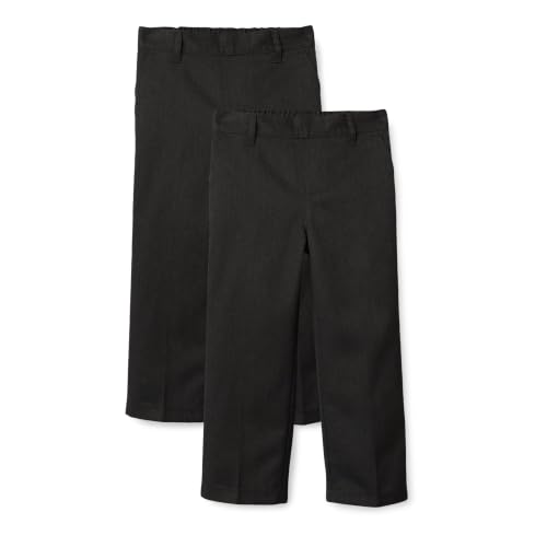 Detalle de Amazon Essentials Boys' School Uniform Trousers, Pack of 2 – Charcoal, 11-12 Years