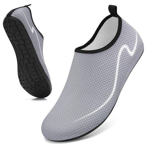 Detalle de Gitzing Water Shoes for Women & Men – Grey, UK 3.5 / EU 36