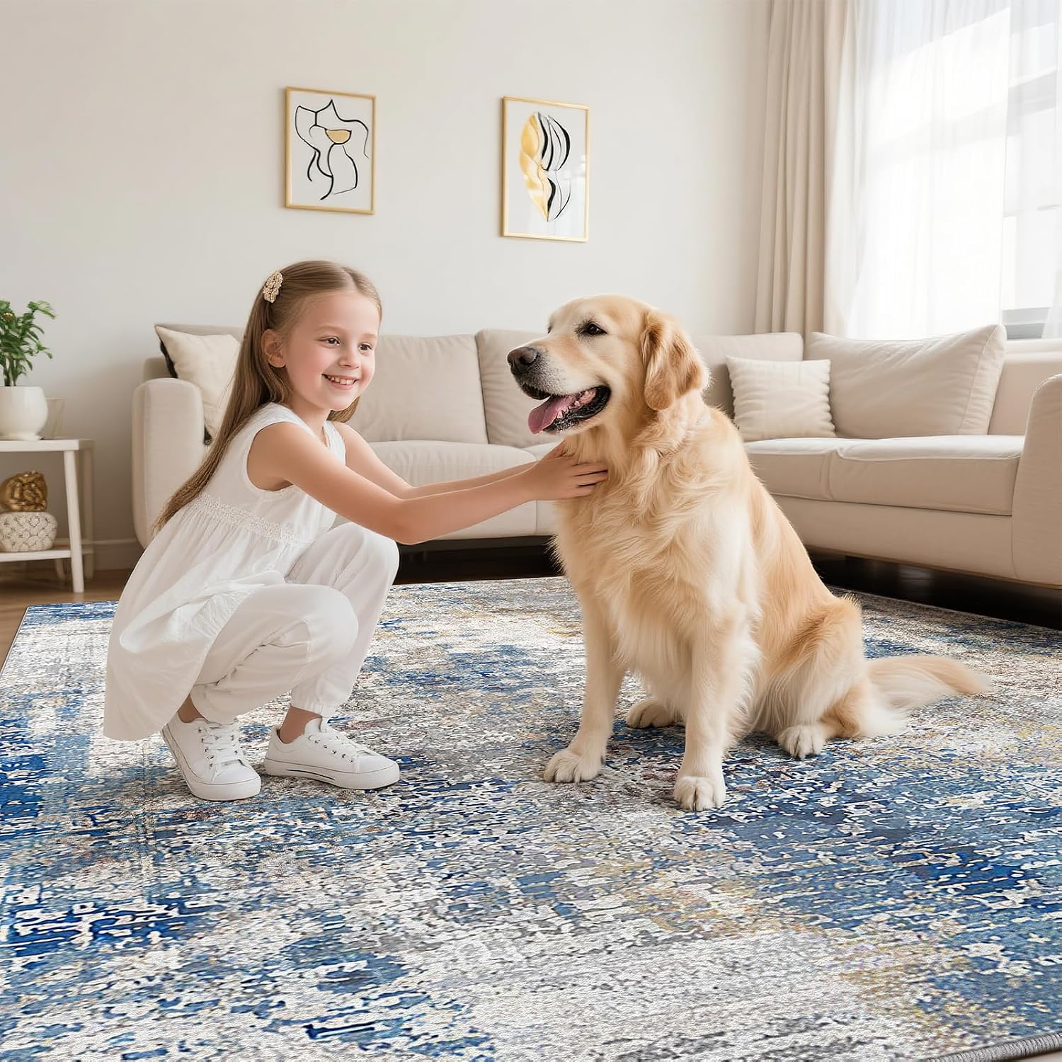 Detalle 2 de SOANNY Living Room Rug 200x290 cm low pile
