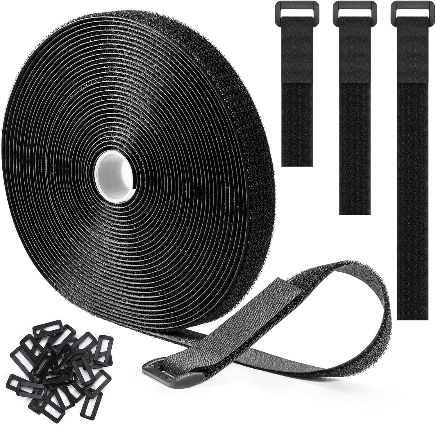 Thumbnail 6 de Trilancer 3.8cm x 5m Heavy Duty Hook and Loop Straps with 15 Buckles (Cut-to-Length, Adjustable)