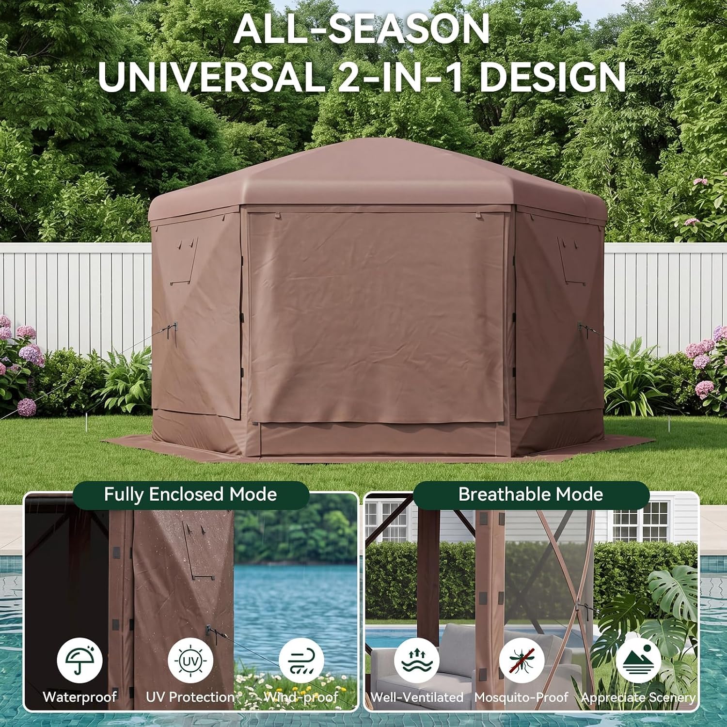 Thumbnail 6 de Breezestival Pop-Up Canopy Tent, 10x10 ft