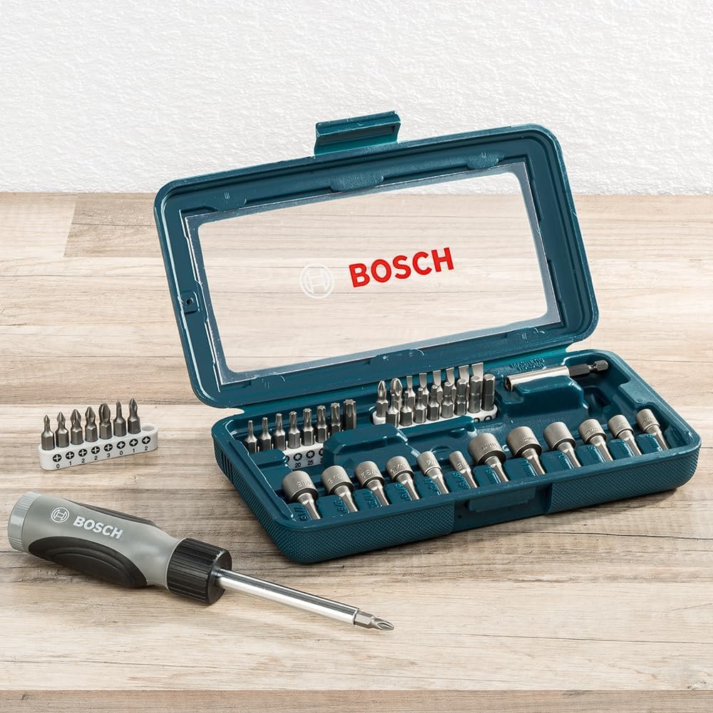 Thumbnail 1 de BOSCH 2607017399 ラチェット式ドライバービット＆ソケットセット 46点・マグネットチップ