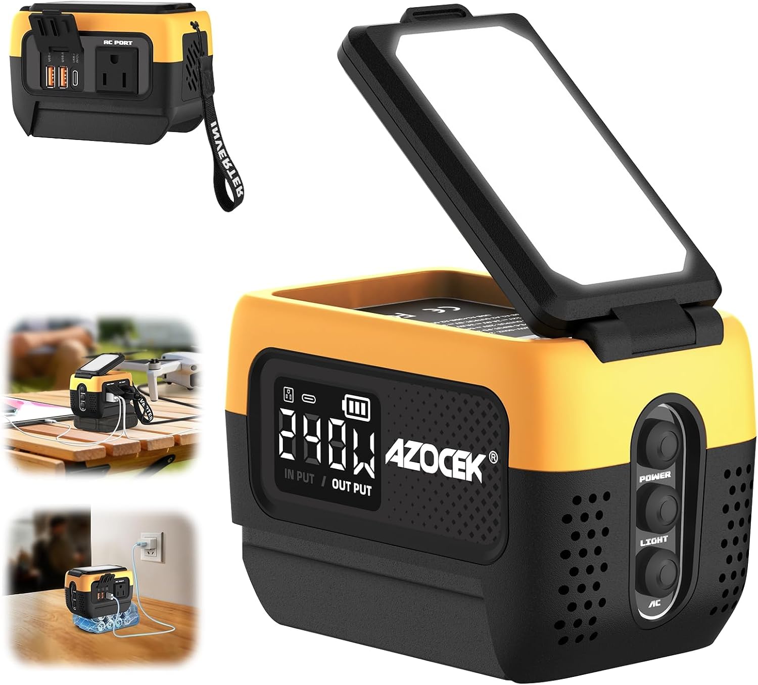 Detalle de Azocek Pure Sine Wave Power Inverter 240W