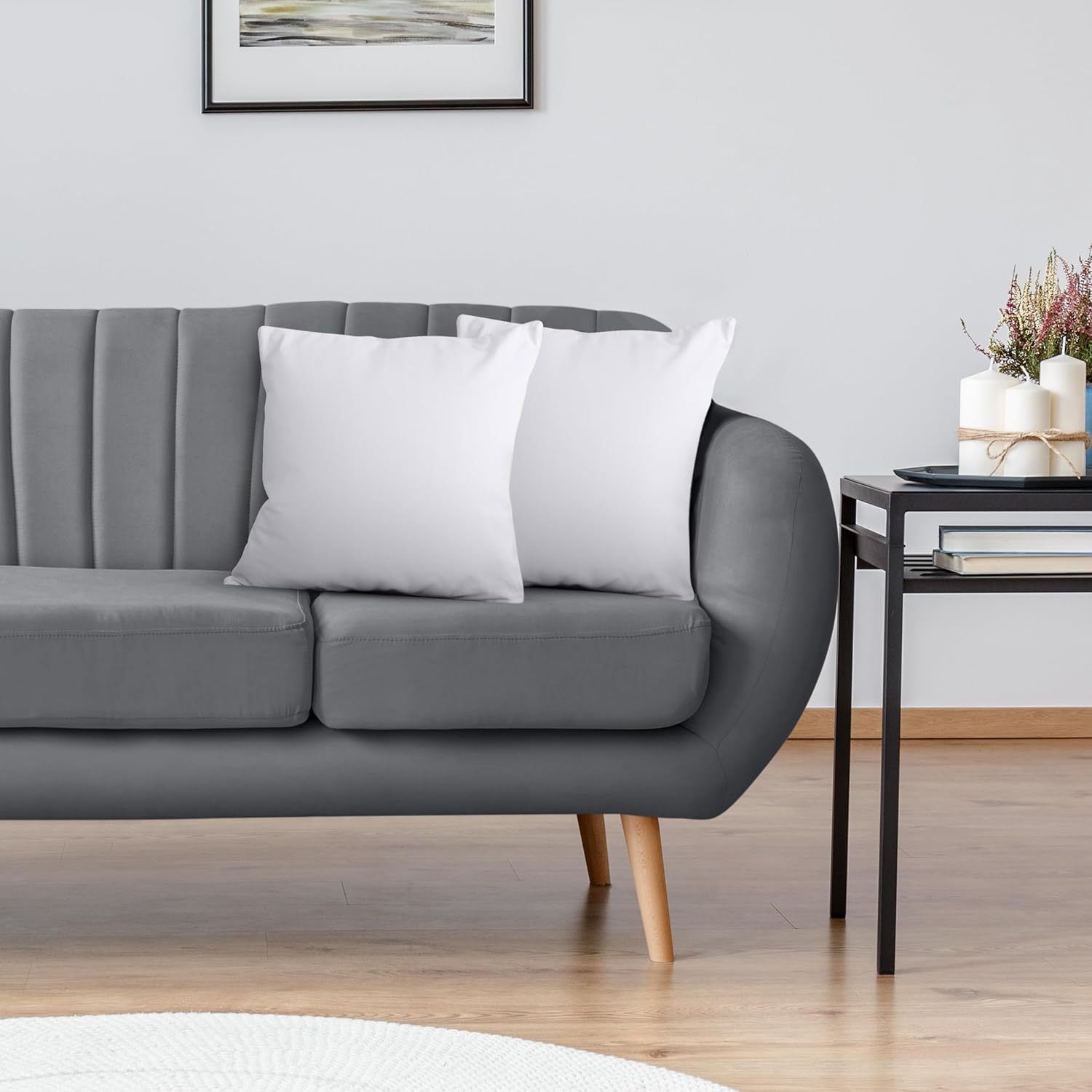 Thumbnail 5 de Utopia Bedding 2er-Set Kissenfüllung 45 x 45 cm (Innenkissen/Füllkissen) – weiß