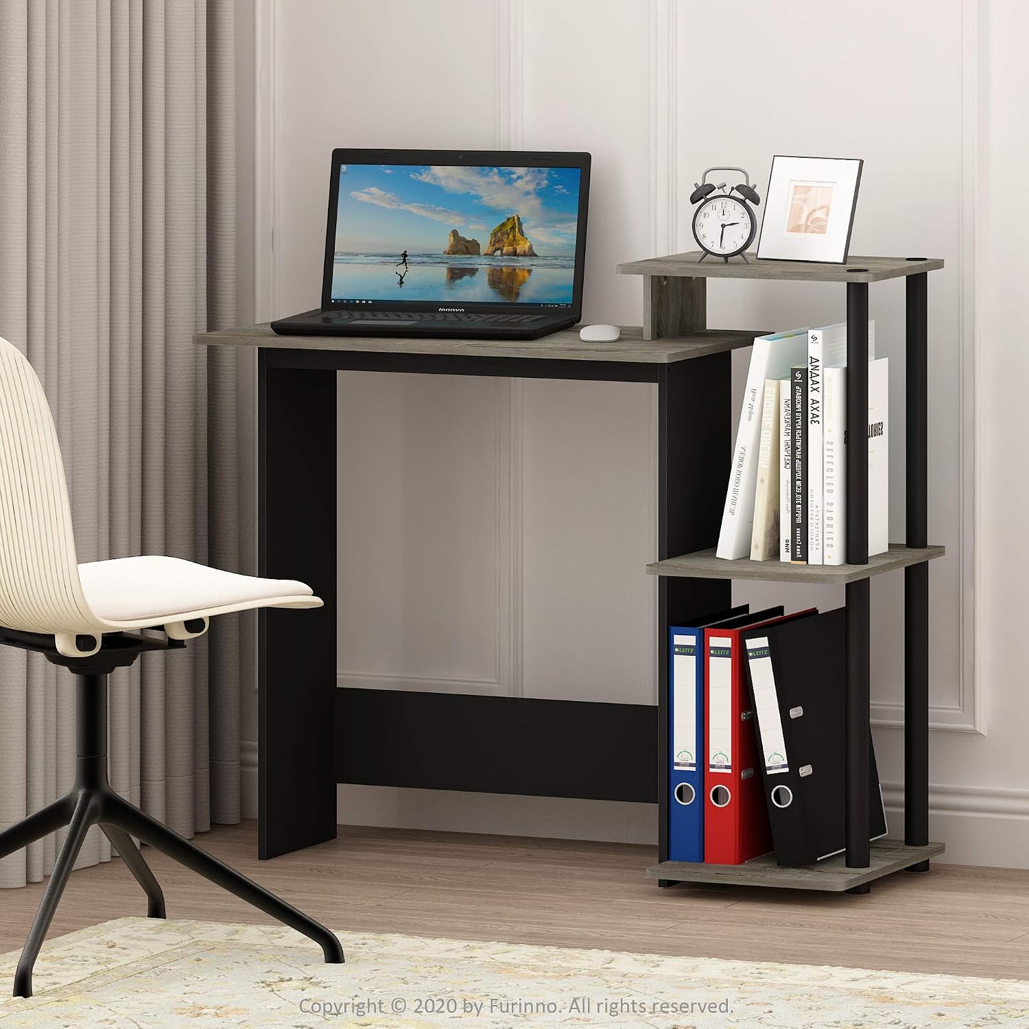 Thumbnail 1 de Furinno EFFICIENT Desk with 3 shelves ⚙