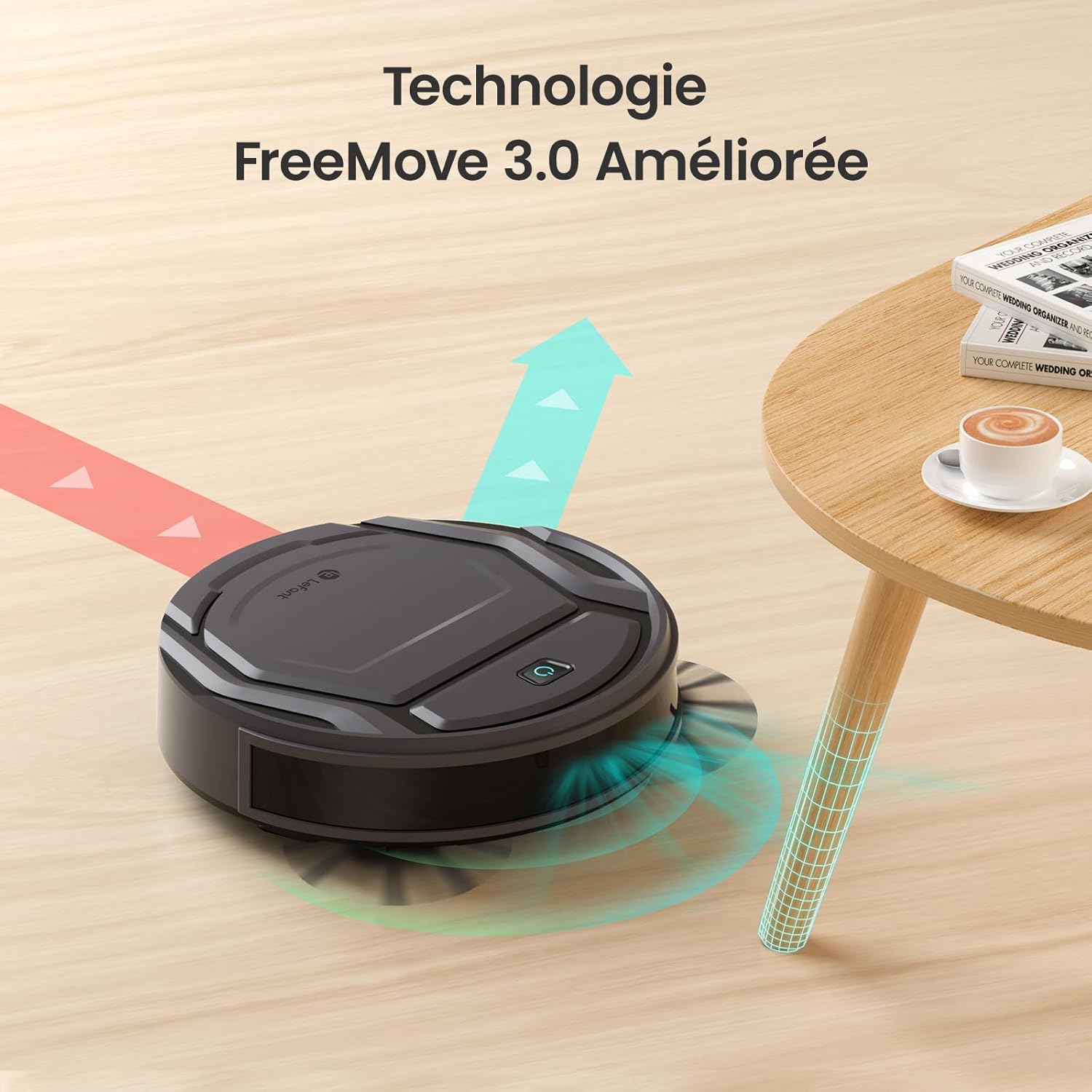 Thumbnail 4 de Lefant M210P : aspirateur robot mince connecté WiFi 2,4 GHz, 6 modes et autonomie jusqu’à 120 min