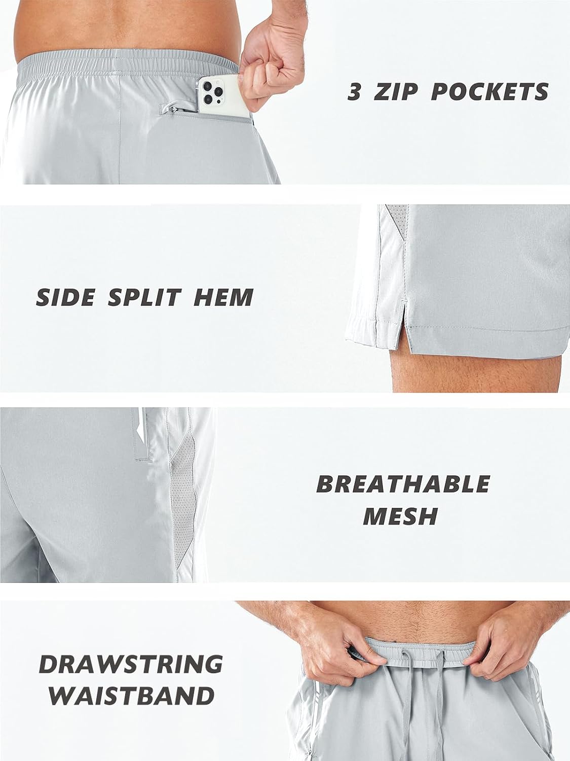 Detalle 1 de NORTHYARD Men’s Running Shorts 5