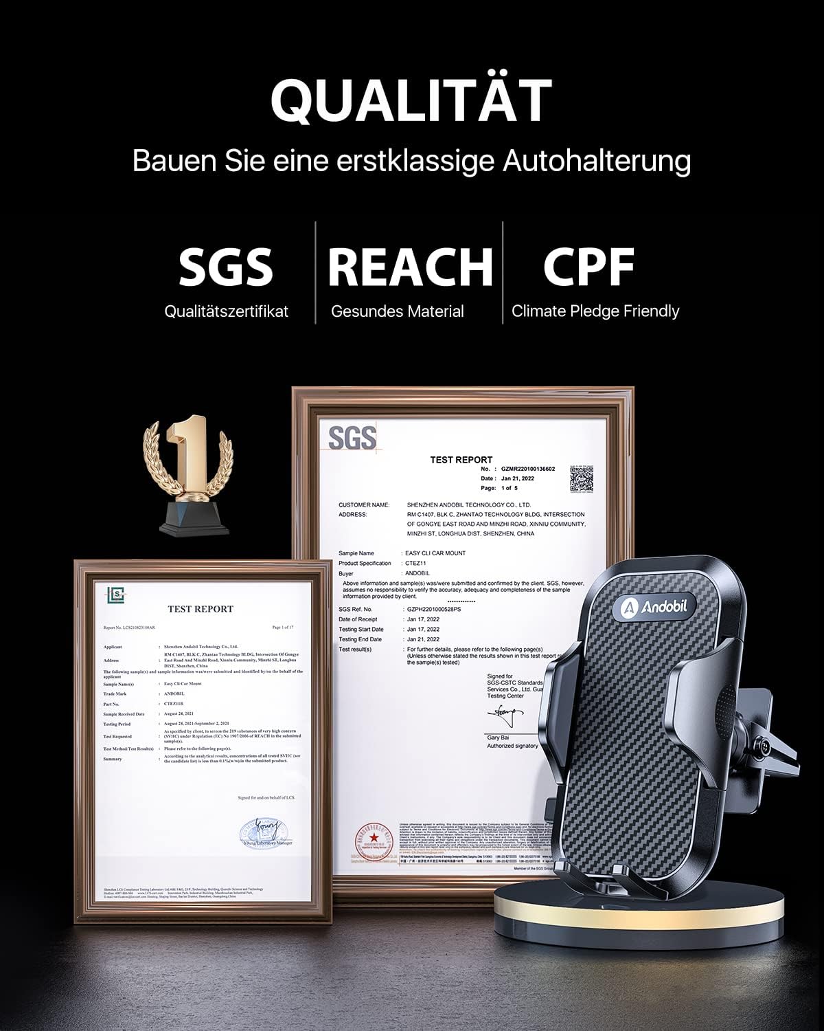Thumbnail 6 de andobil Handyhalterung Auto Lüftung 2026