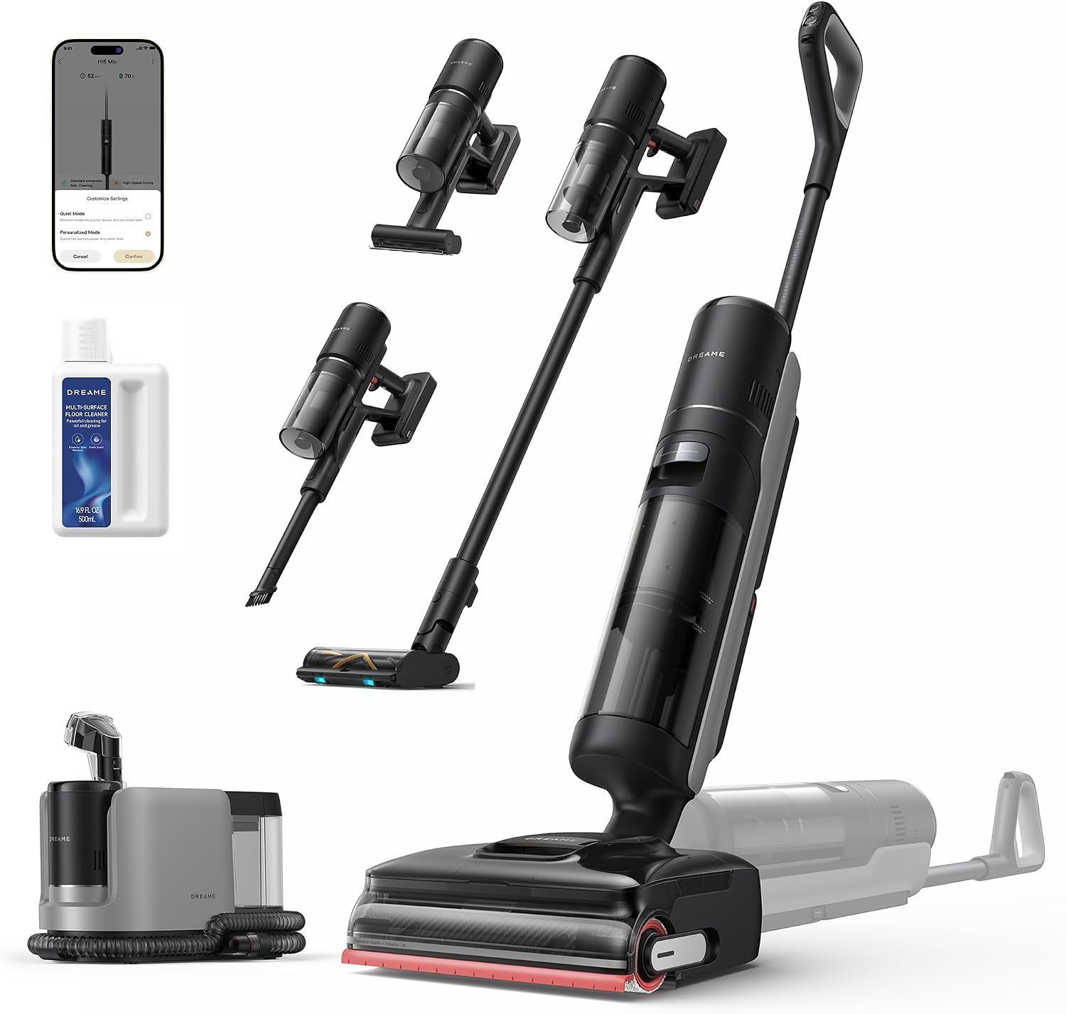Detalle de DREAME H15 Mix aspirateur laveur 23 000 Pa