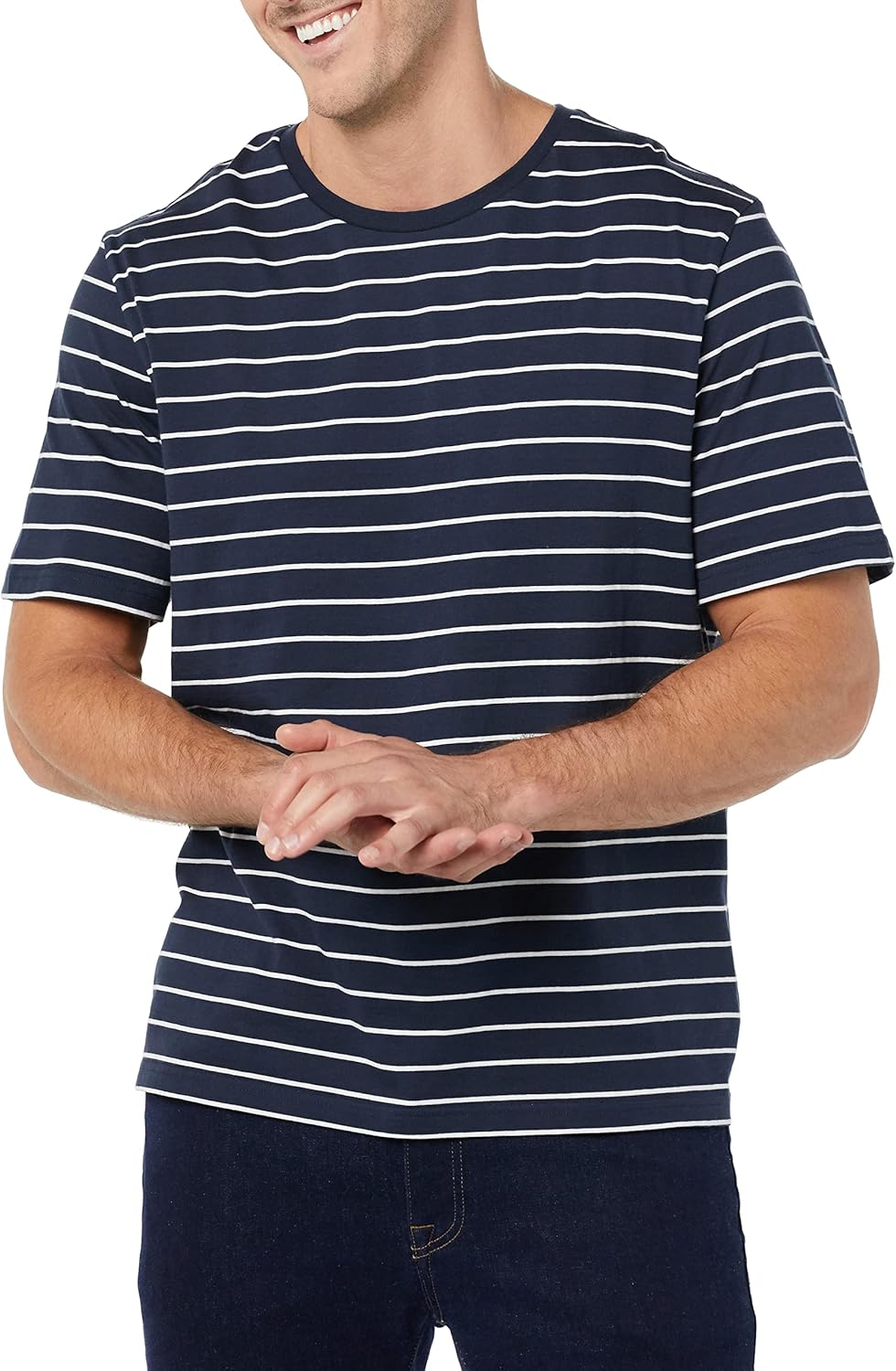 Thumbnail 4 de Amazon Essentials Herren Kurzarm-T-Shirt mit Rundhalsausschnitt aus Baumwolle – Regular Fit