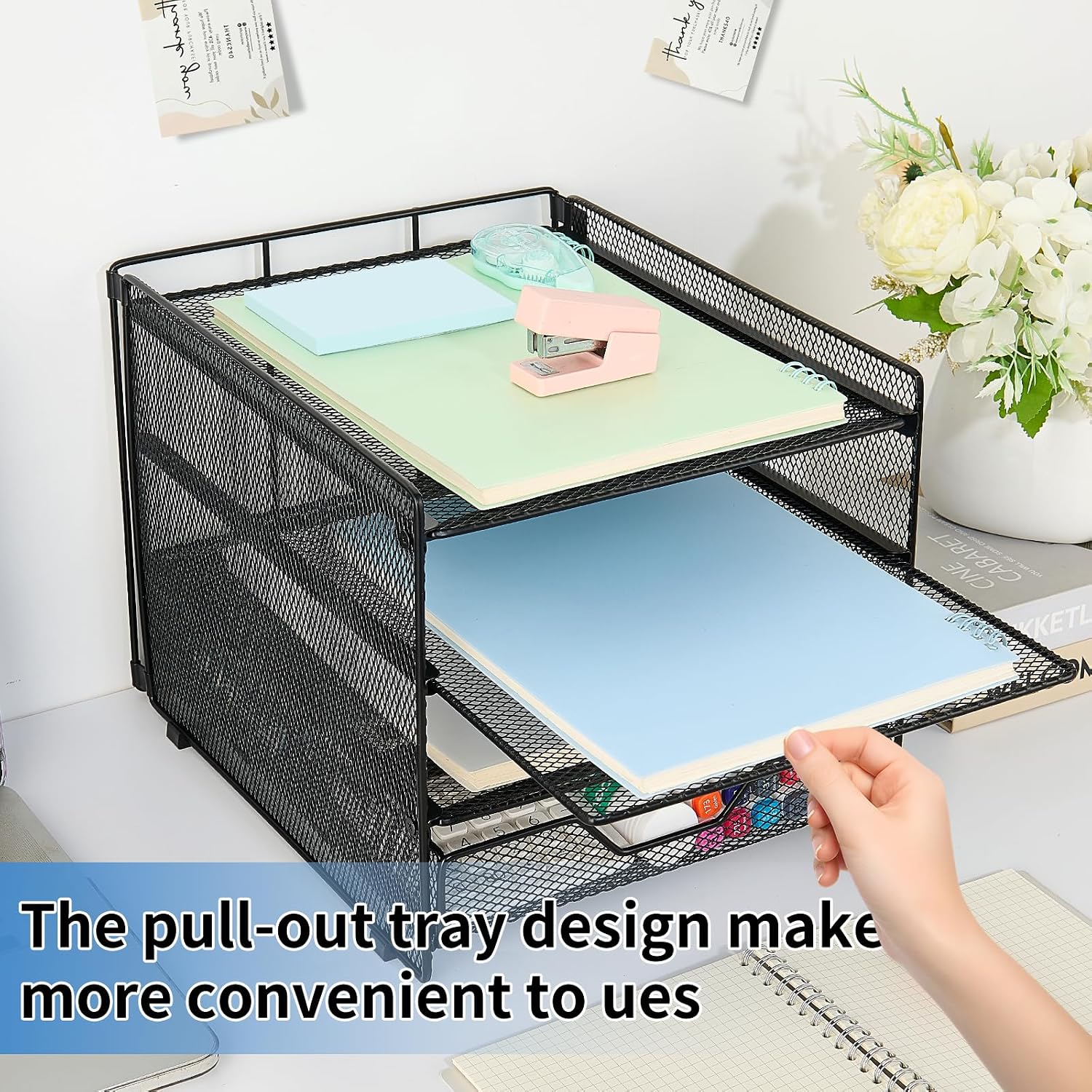 Detalle 1 de OPNICE Desk Organizer, 4-Tier