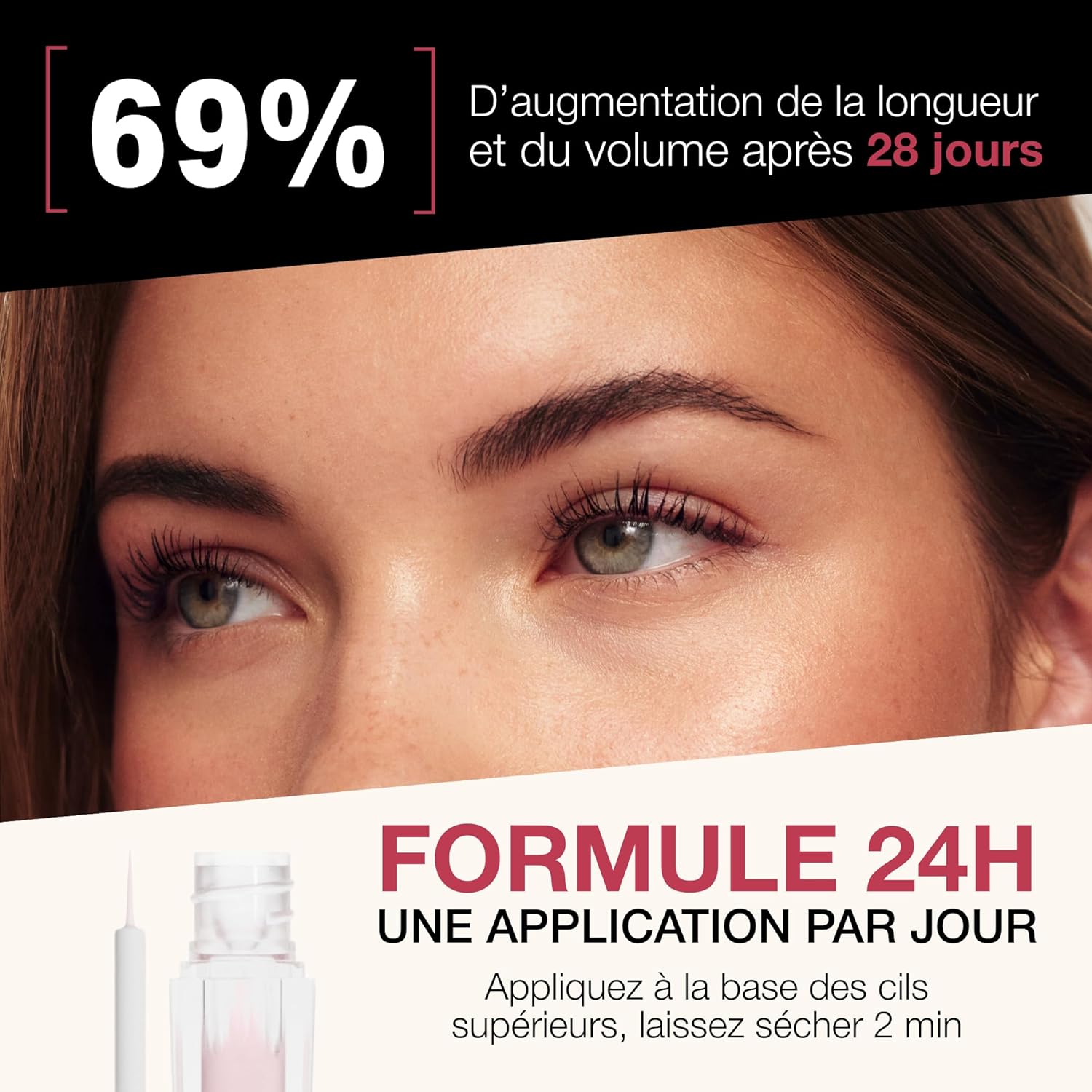 Thumbnail 3 de ROSELASH Nouvelle Formule Sérum de Croissance pour Cils – Effet long et fournis, fabriqué en France