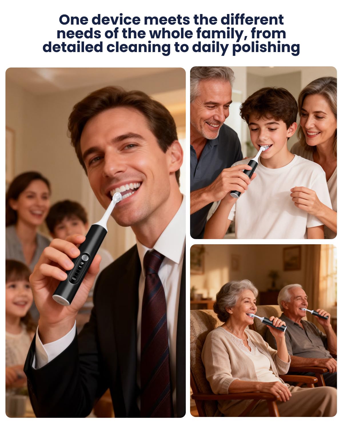 Thumbnail 4 de Vastaint LMK-2526 Rechargeable Tooth Polisher Kit, 6 Heads, 4 Modes
