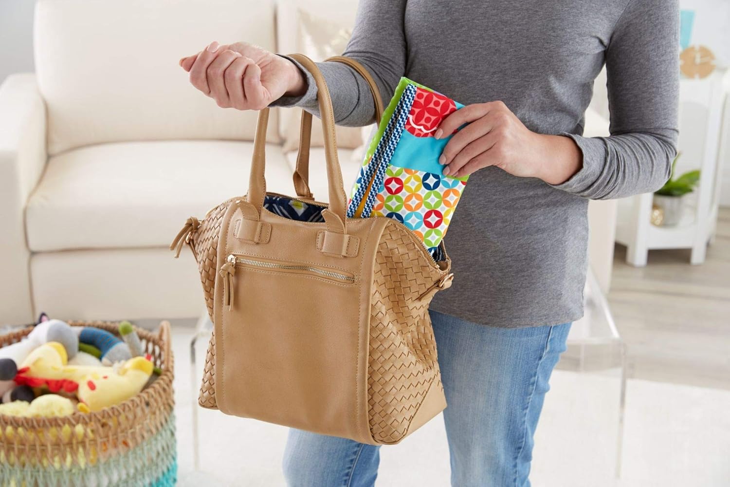 Thumbnail 3 de Fisher-Price Mattel DYW52 🧸 Manta de Actividades para Paseo