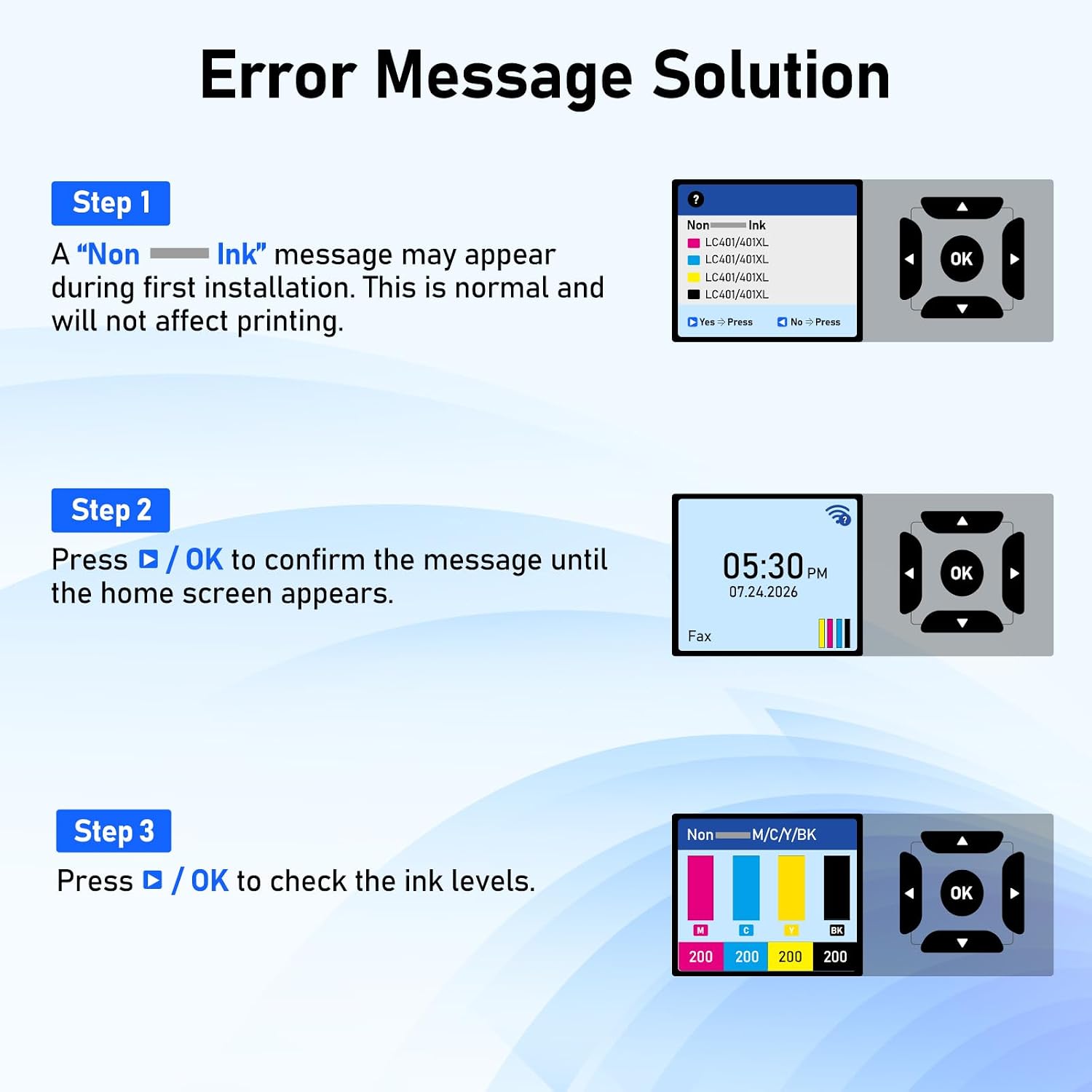 Thumbnail 6 de LinkDocs LC401XL Ink Cartridges, 4-Pack for Brother Printers