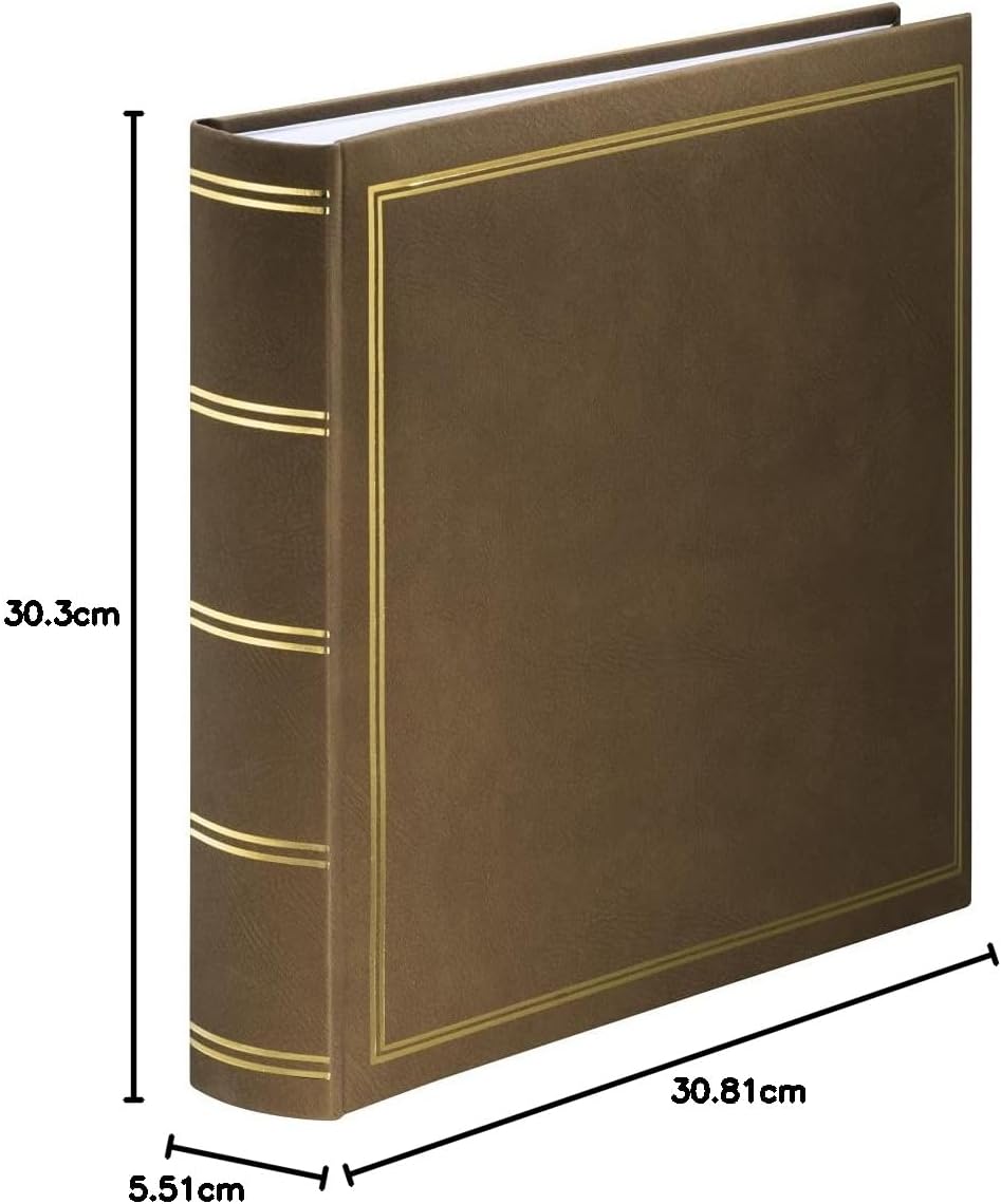 Detalle de Hama London Jumbo Photo Album 30 x 30 cm (80 white pages) Brown – up to 320 10 x 15 cm photos