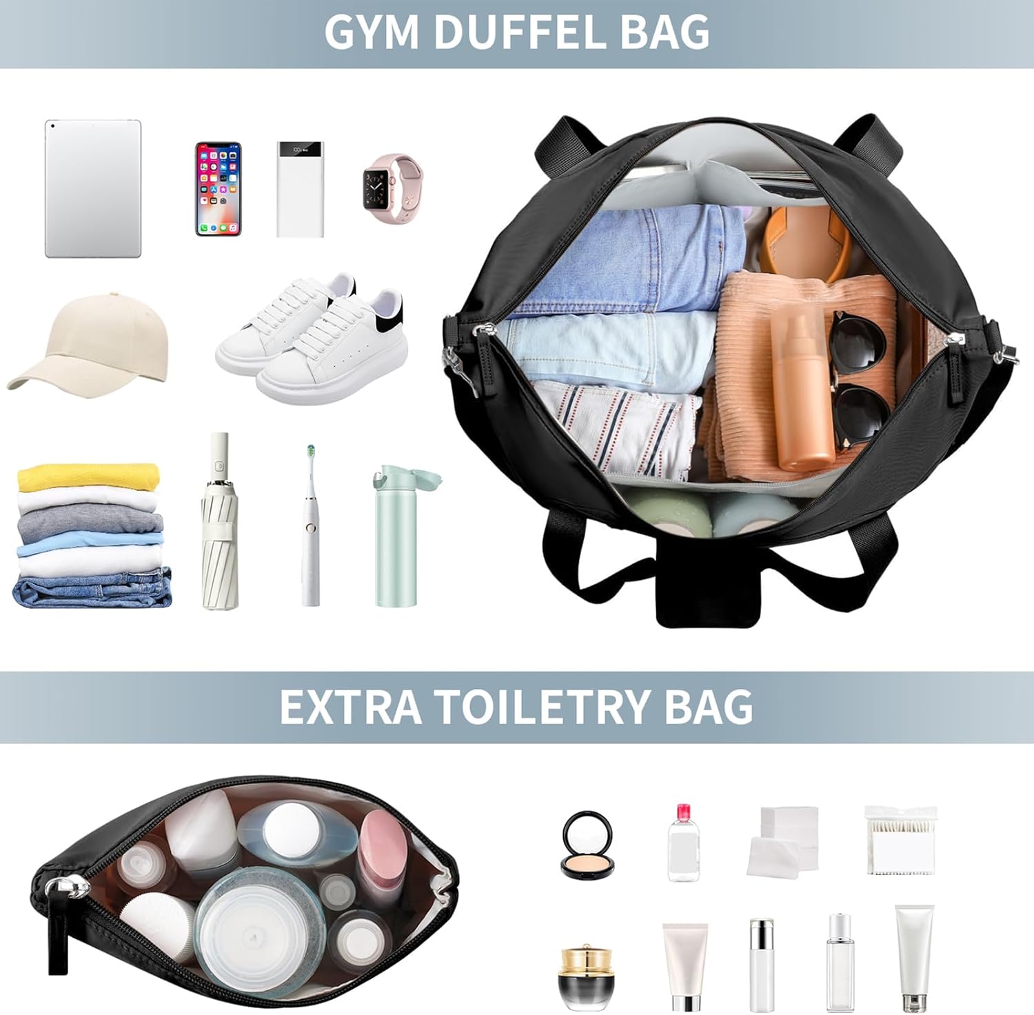 Detalle de ETRONIK Gym Bag 45x36x20 underseat cabin bag