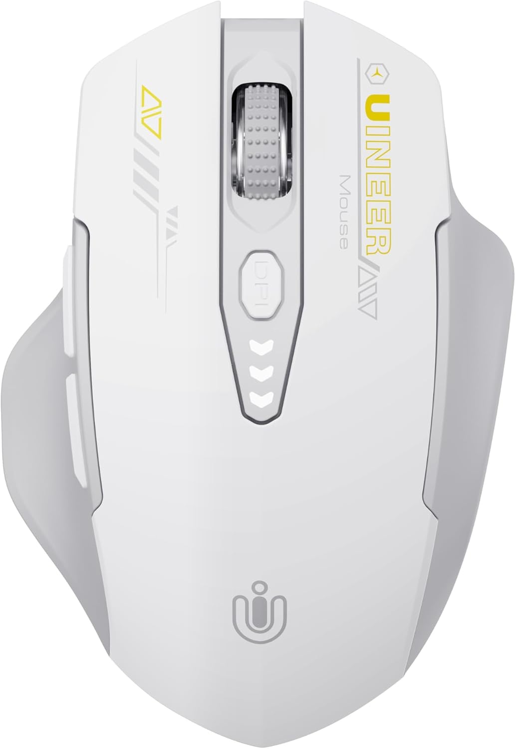 Thumbnail 6 de Uineer Bluetooth Maus Tri-Mode (BT 5.0/4.0 + 2,4 GHz) mit sichtbarer Batteriestufe, 4 DPI, rosa