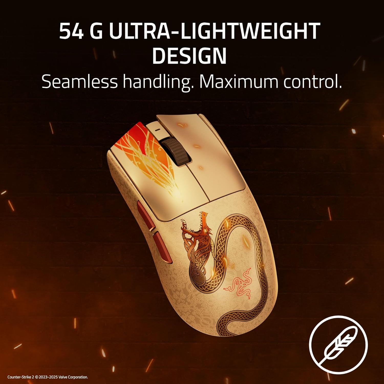 Thumbnail 2 de Razer Viper V3 Pro Wireless Esports Gaming Mouse: Counter-Strike 2 Edition