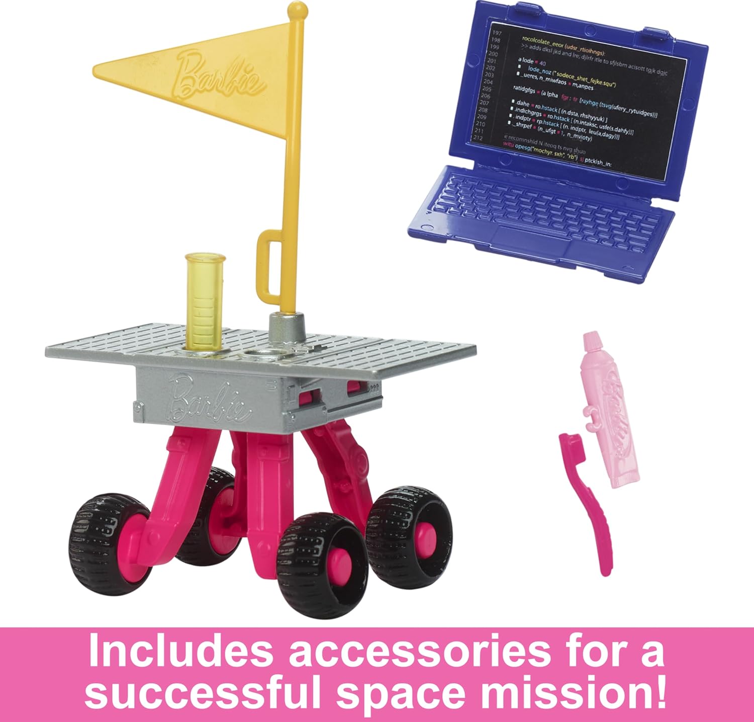 Detalle 2 de Barbie Carriere Astronauta 65 Anniversario (HRG45) con tuta, stivali spaziali e 10 accessori