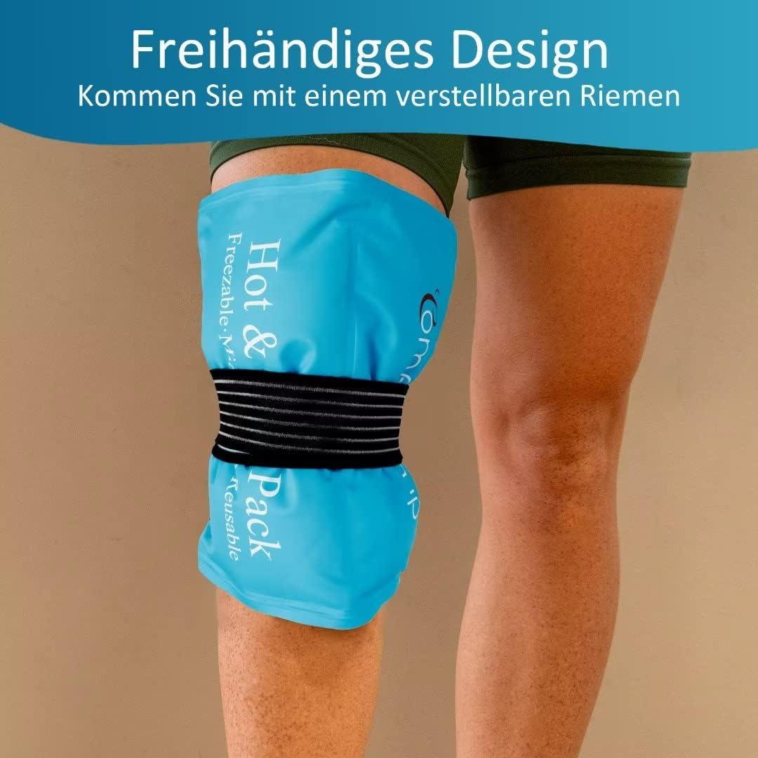 Thumbnail 3 de Comfytemp Große Kühlpads Gel mit Klettband, 27x37 cm – Wiederverwendbar für Schulter, Nacken, Rücken, Knie & Gesäß