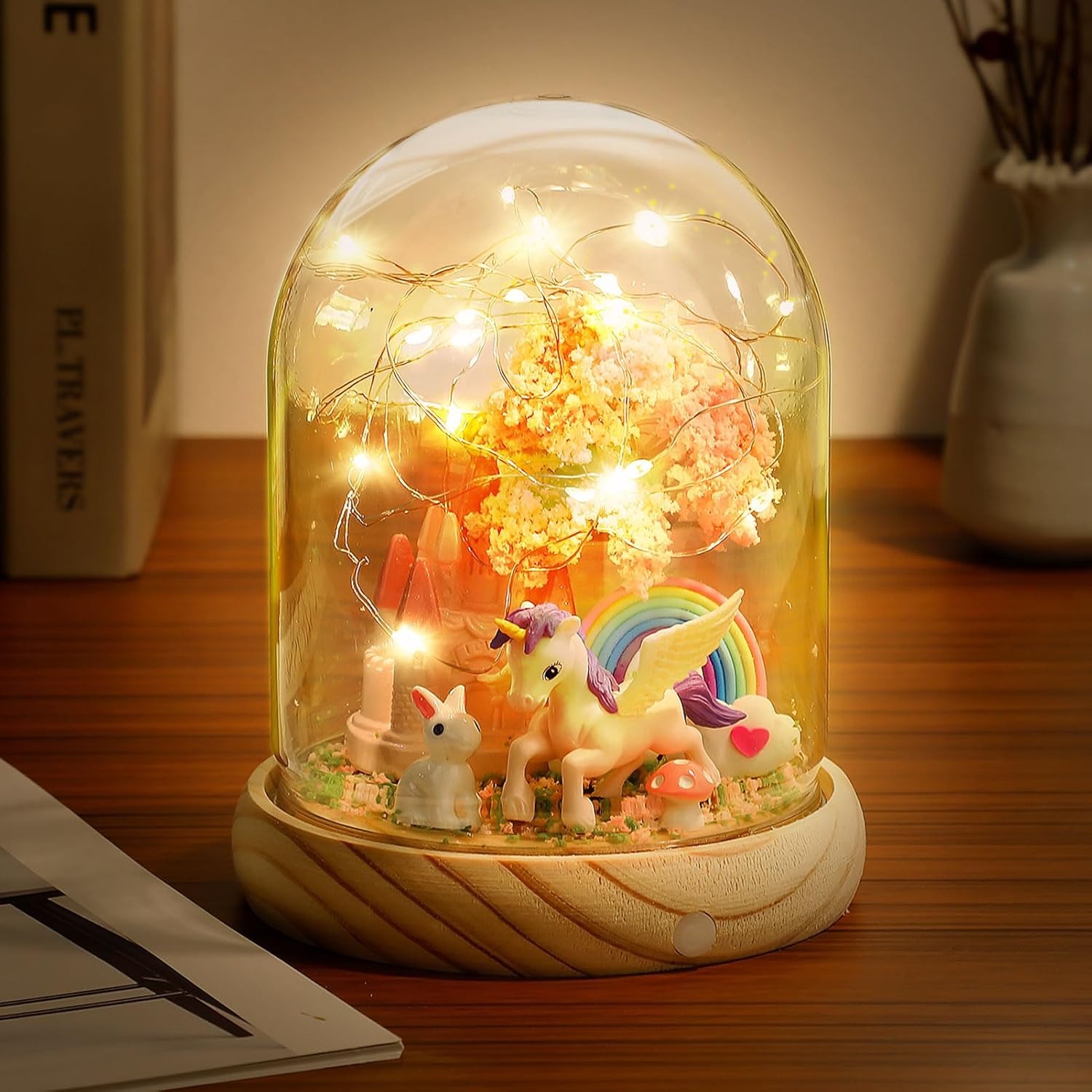 Detalle 2 de HappyGoLucky Bastelset Einhorn ab 3 Jahre