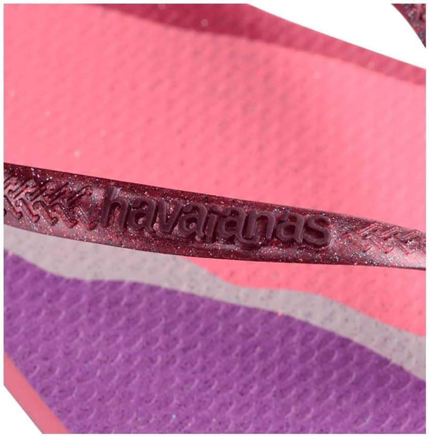 Detalle de Havaianas Slim Palette Glow pour femme – tongs confort en caoutchouc antidérapant
