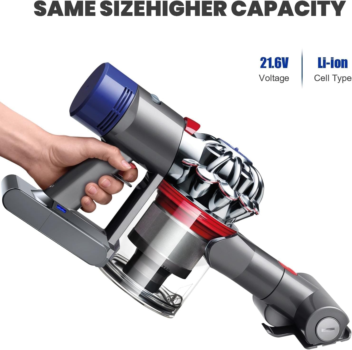 Detalle 2 de Powtree V8 Akku für Dyson SV10
