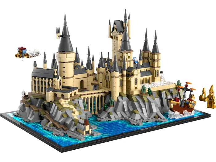 Detalle 2 de LEGO Harry Potter Schloss Hogwarts mit Schlossgelände 76419 – komplexes Bauprojekt für Fans
