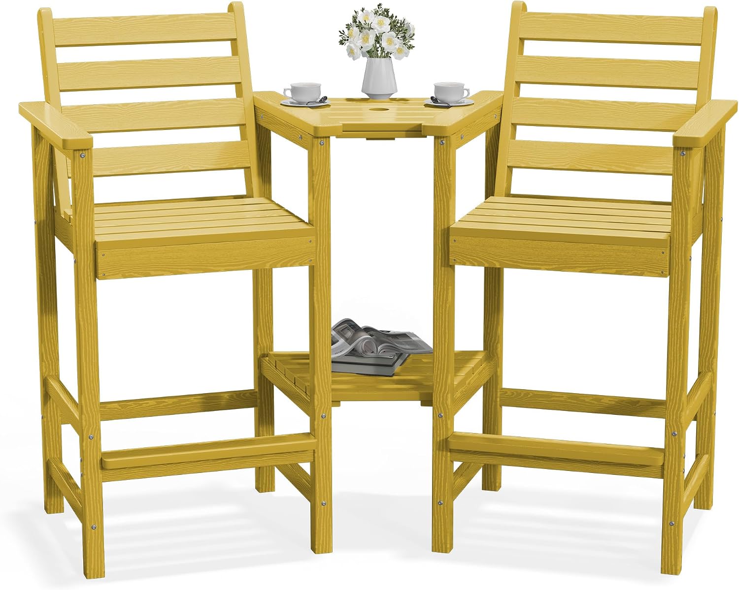 Detalle de PLUUV Adirondack Chairs in HDPE