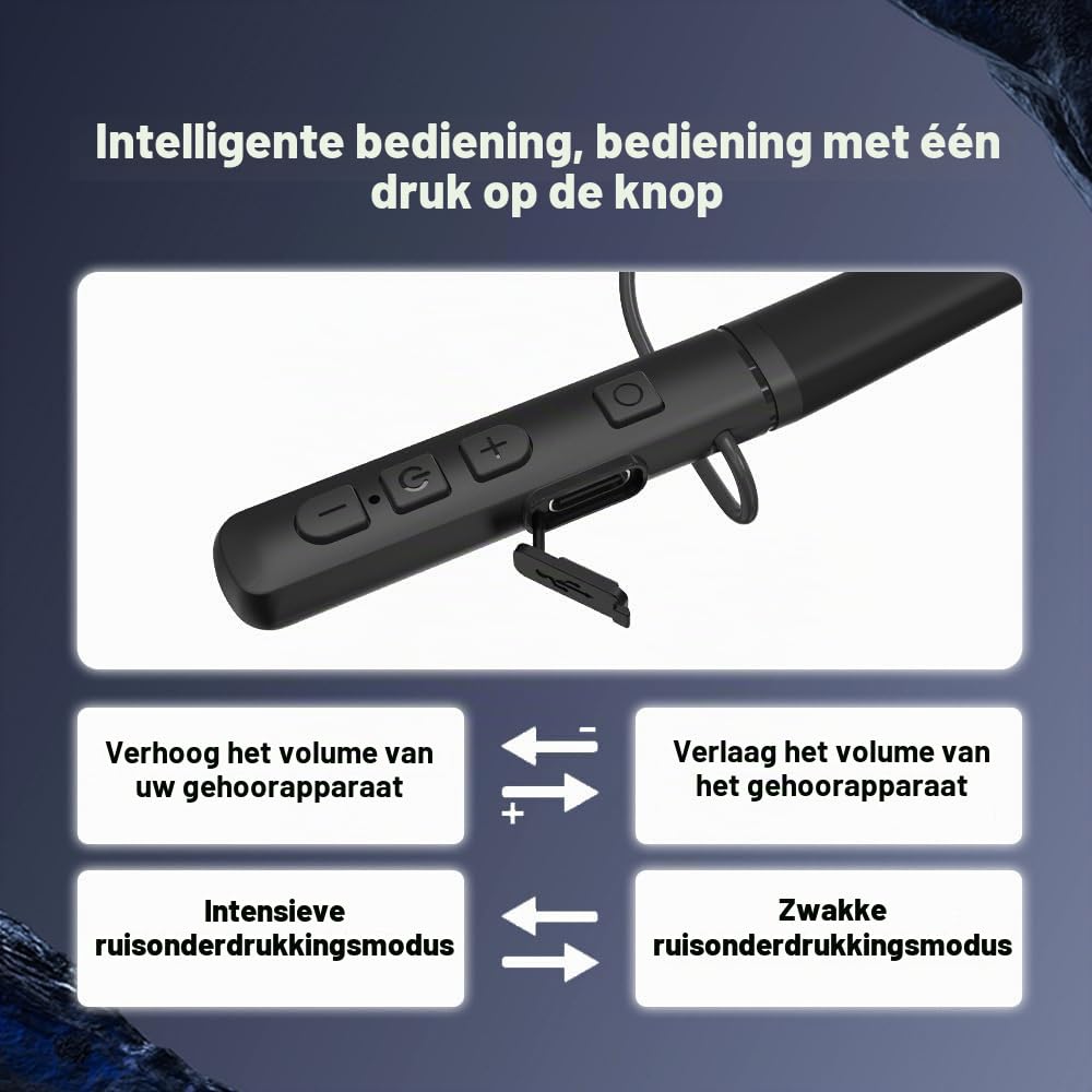 Thumbnail 6 de Aolso EUV8-ZTQ-CTK-FBA gehoorversterker met nekband en ruisonderdrukking
