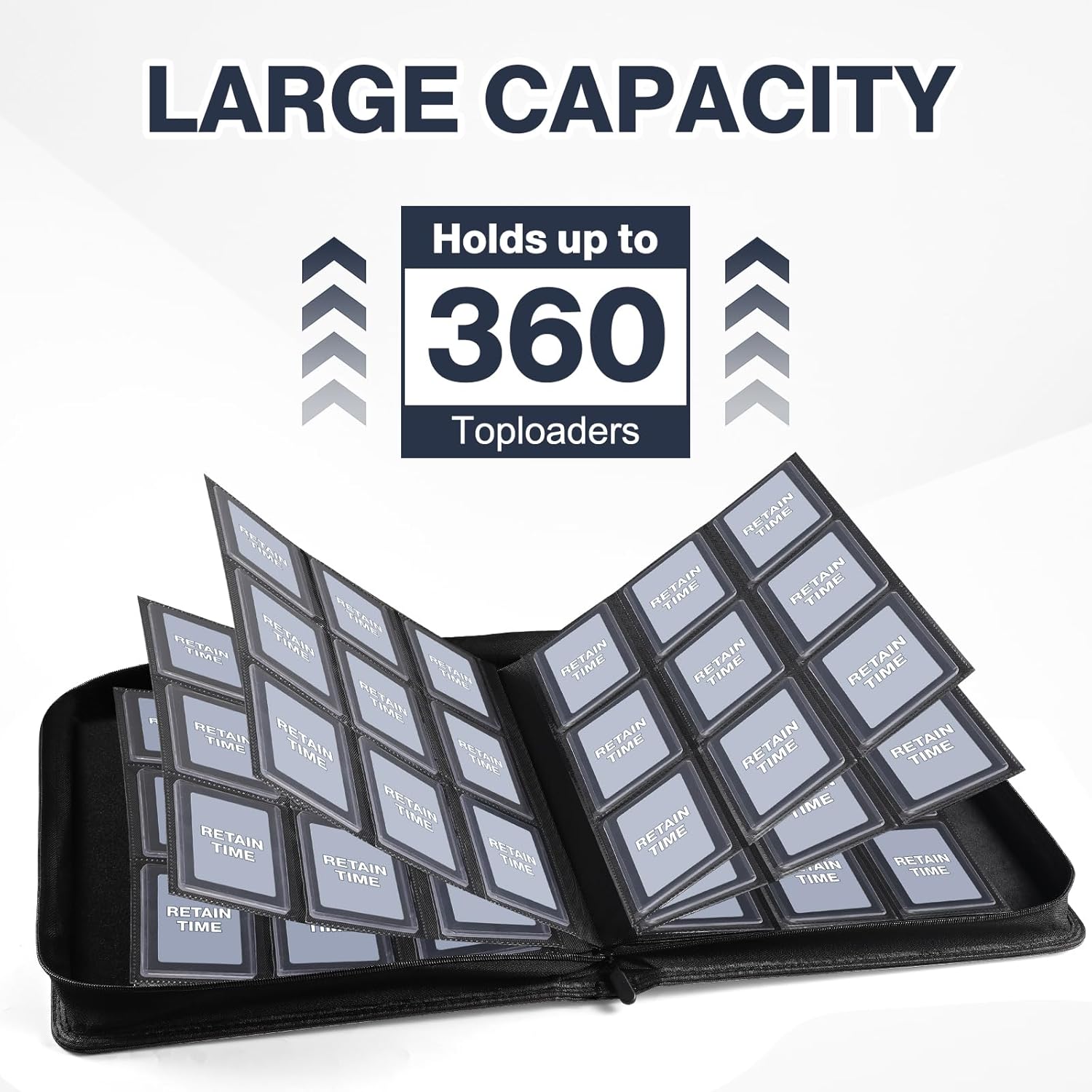 Detalle 2 de Toploader Binder for 3x4 Toploaders — 360 Capacity with 100 Included