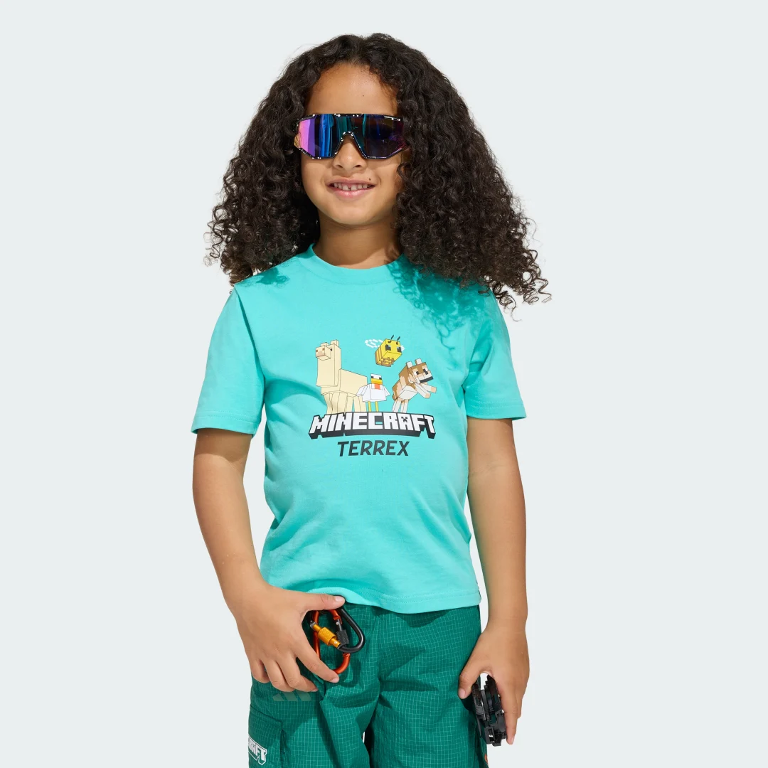 Thumbnail 2 de Camiseta adidas Minecraft Terrex Turquesa
