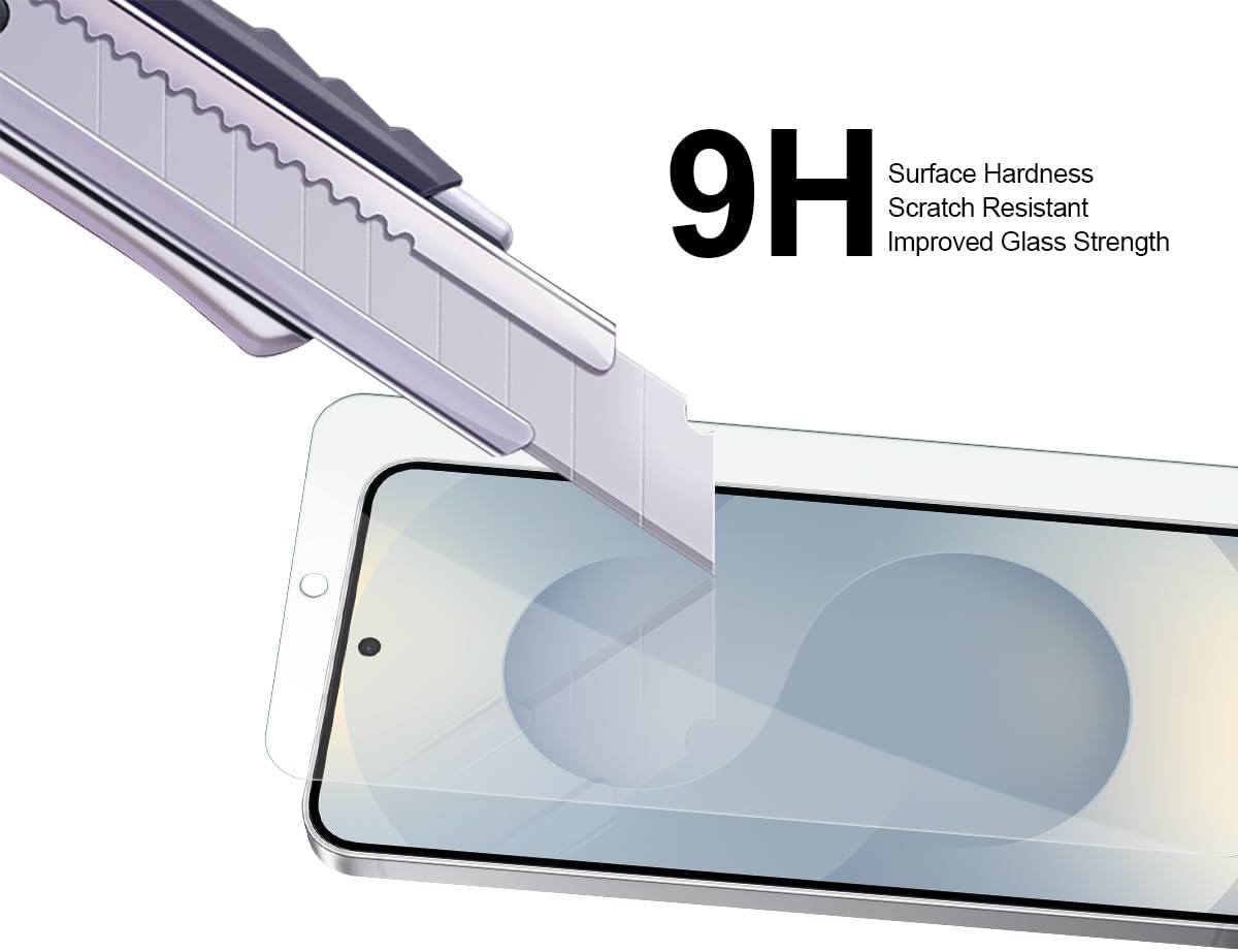 Detalle 2 de Supershieldz Galaxy S25 FE 3-Pack Tempered Glass