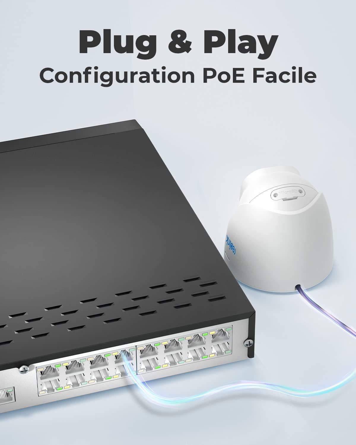 Thumbnail 5 de Reolink RLK16-800D8 : kit vidéo surveillance 4K 16 canaux avec NVR 4 To et 8 caméras IP PoE