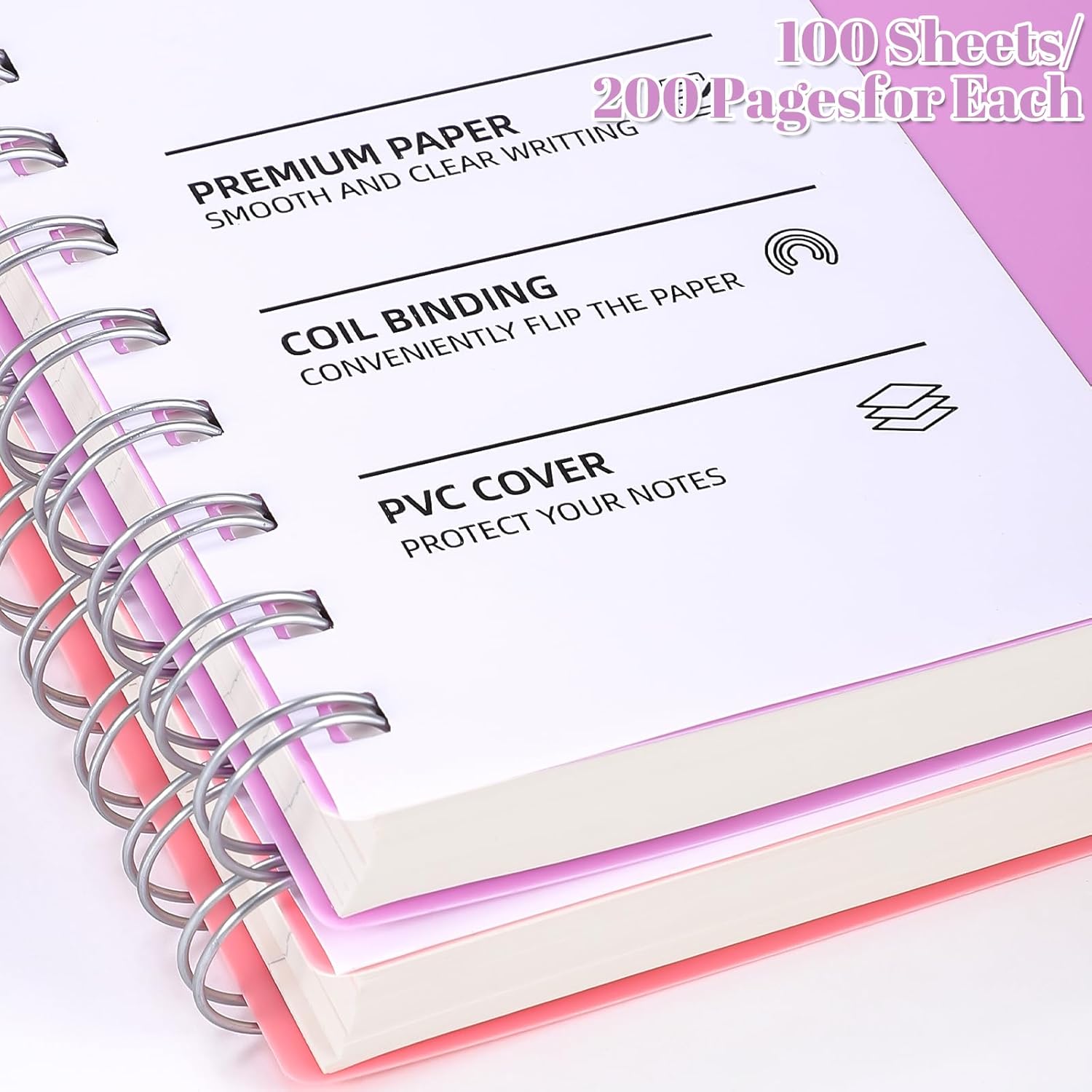 Detalle 1 de Thboxes A4 spiral notebook 200 sheets