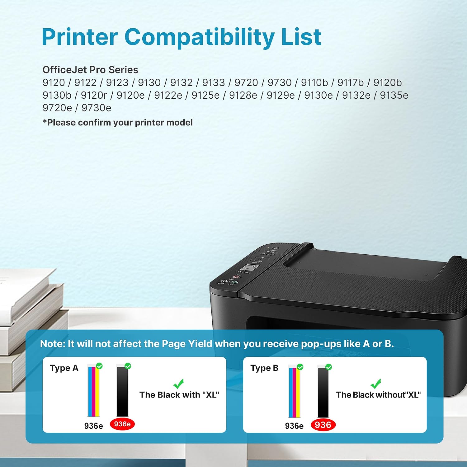 Detalle 2 de Eudul ink cartridges 4-pack