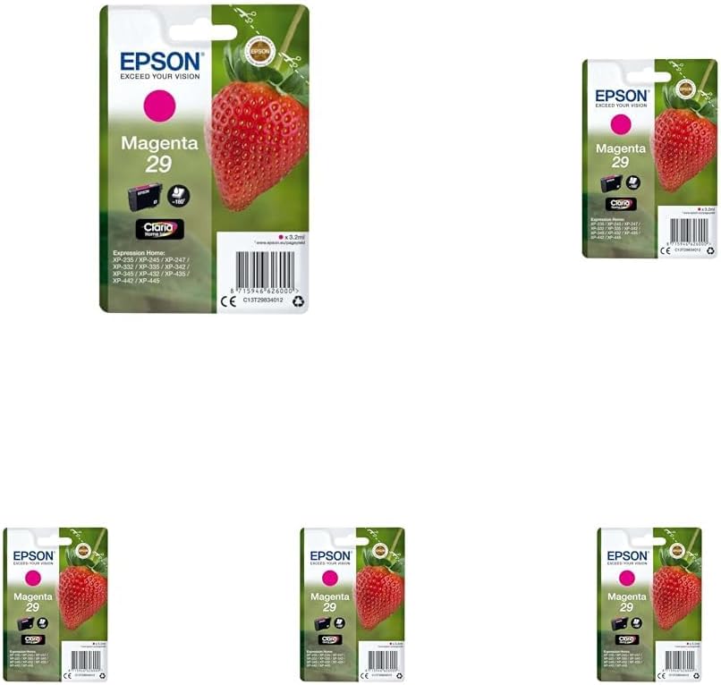 Detalle 2 de Epson 29XL Strawberry 4‑Colour Ink Multipack