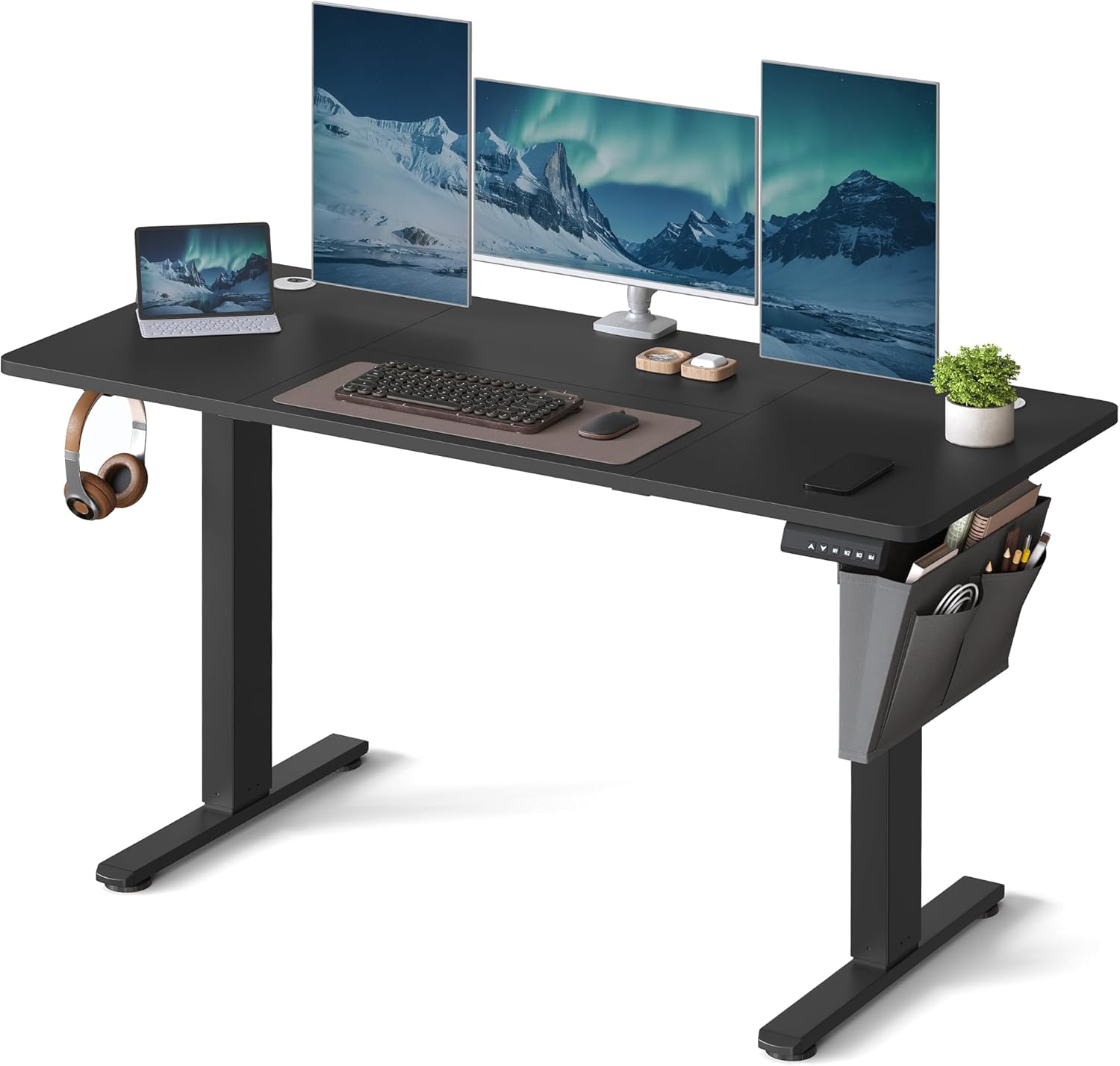Detalle de VASAGLE Electric Standing Desk LSD134B02 (140 x 60 cm) – Height Adjustable