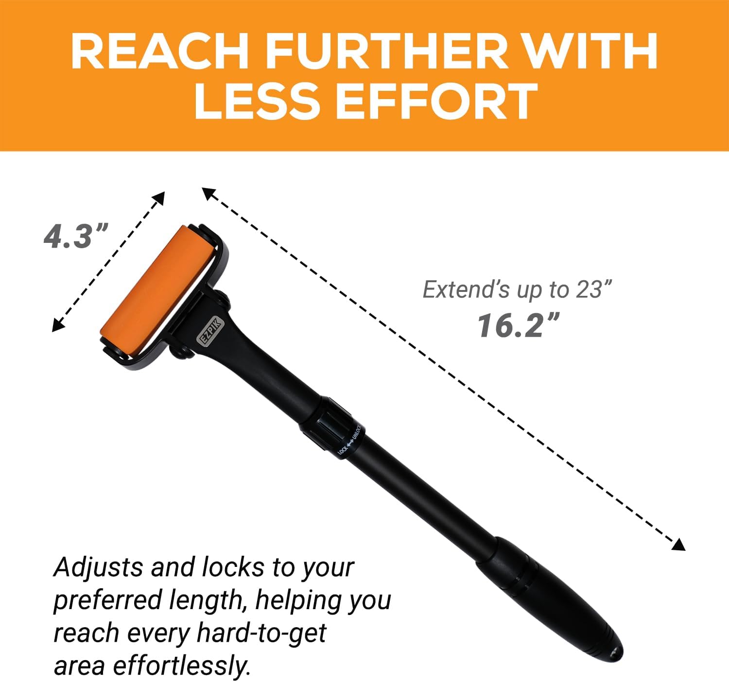 Thumbnail 1 de EZPIK Lotion Applicator for Back – Extendable to 23" with Curved Ergonomic Design