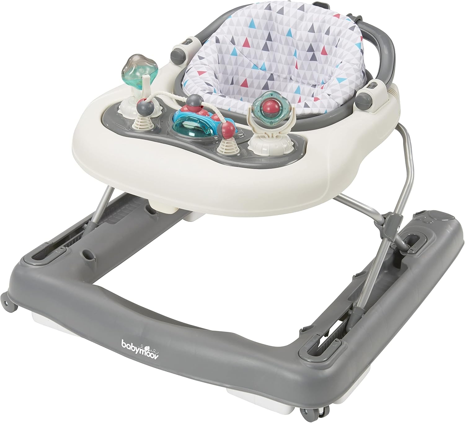 Detalle de Babymoov Girello 2 in 1 Evolutivo Primi Passi A040006 Zinco/Bianco