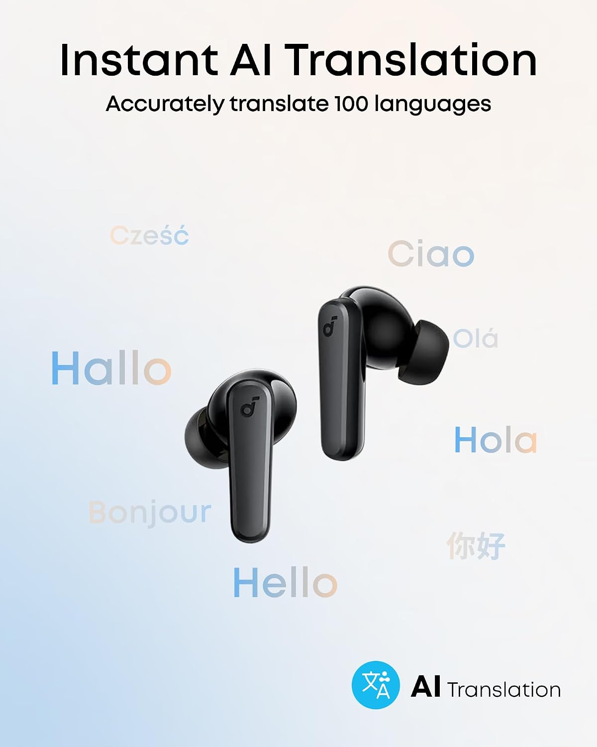 Detalle 2 de Anker soundcore P20i (A3949) True Wireless Earbuds, Bluetooth 5.3, IPX5