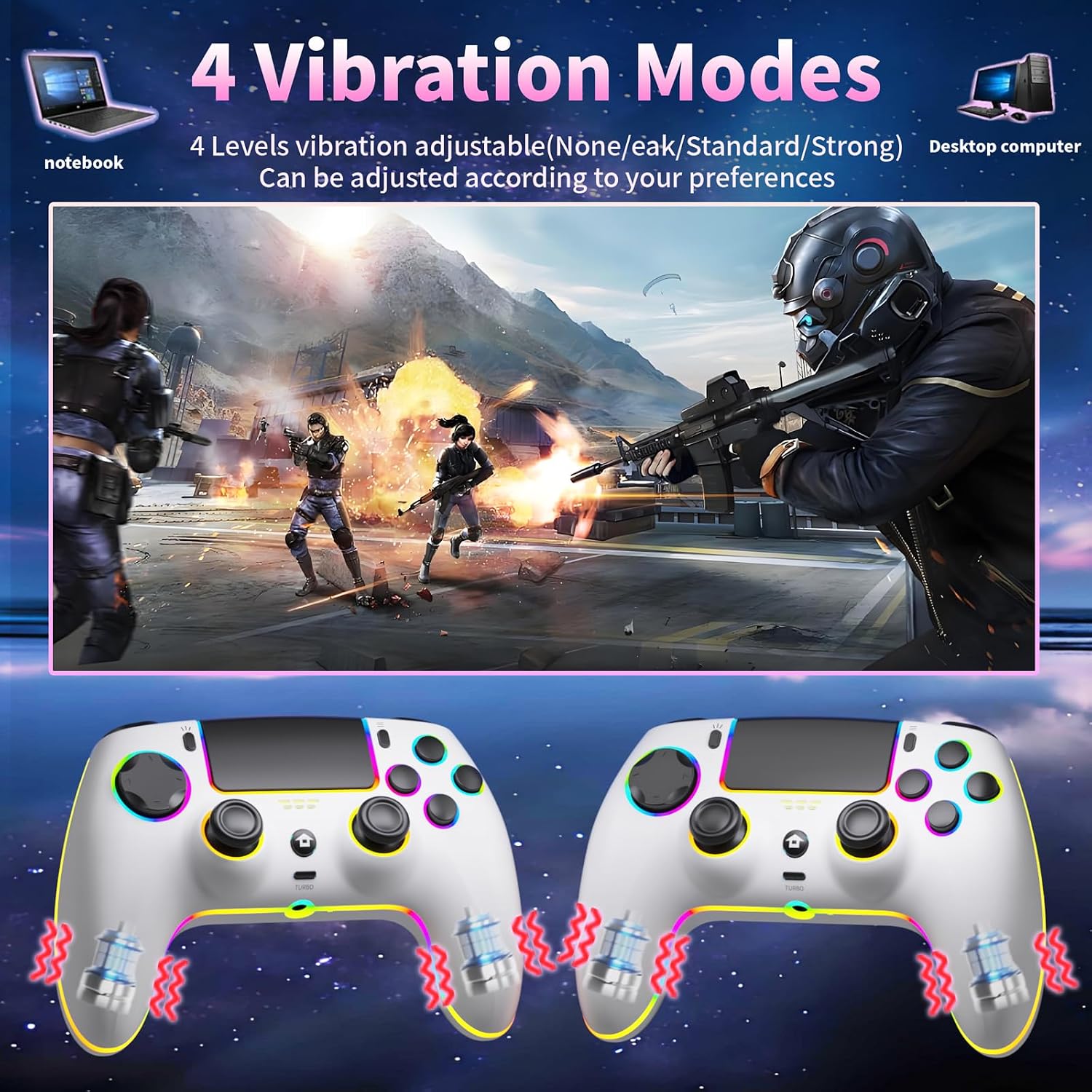Thumbnail 6 de SZDILONG RGB Wireless Controller 7 Colors