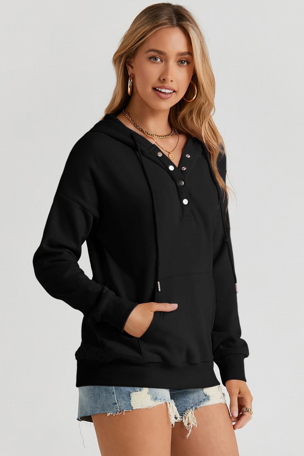 Detalle 2 de Dokotoo Womens Hoodie 2025 V-neck