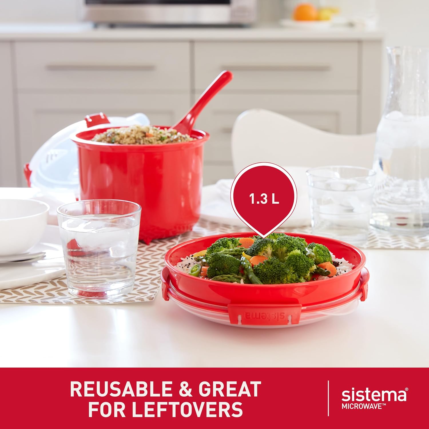 Thumbnail 4 de Round Microwave Container 1.3 L