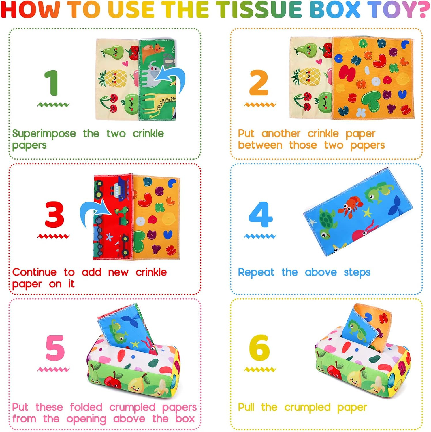 Thumbnail 4 de YOGINGO Tissue Box Toy for 6–12 Months