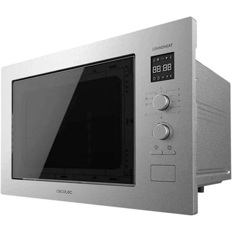Detalle de Cecotec GrandHeat 2550 Built-in Steel Microondas con Grill 25L y 1320W