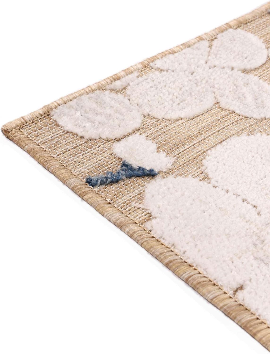 Detalle de RugVista Cherri tapijt 140 x 200 cm voor binnen en buiten, uv-bestendig